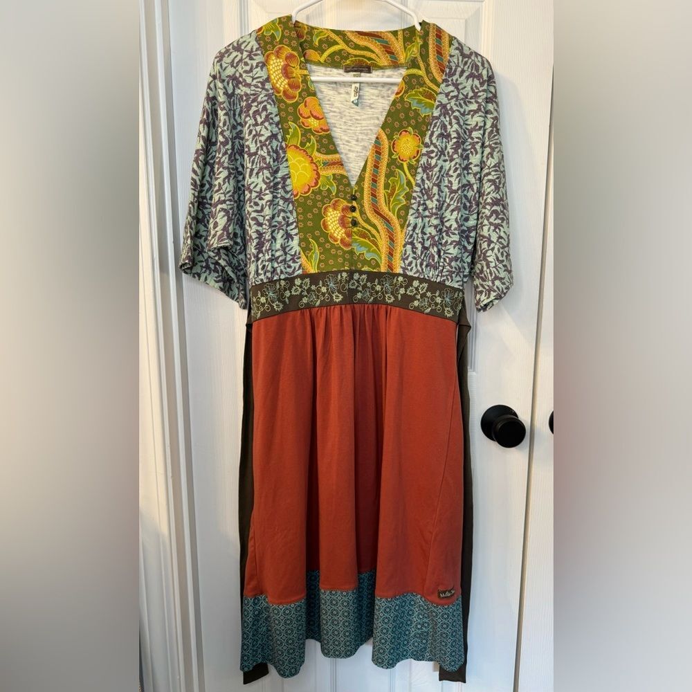 Matilda Jane You & Me Dress Oh Liza Boho Women’s size Medium Tie back